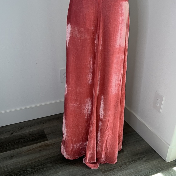 🔹 Vintage Velour Floor Length Empire Bodice Formal Holiday Winter Barbie Dress - Picture 4 of 5